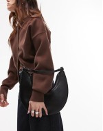 Sydney scoop shoulder bag in black