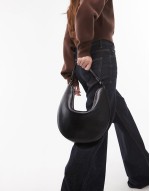 Sydney scoop shoulder bag in black