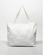 Orlando logo tote bag in white